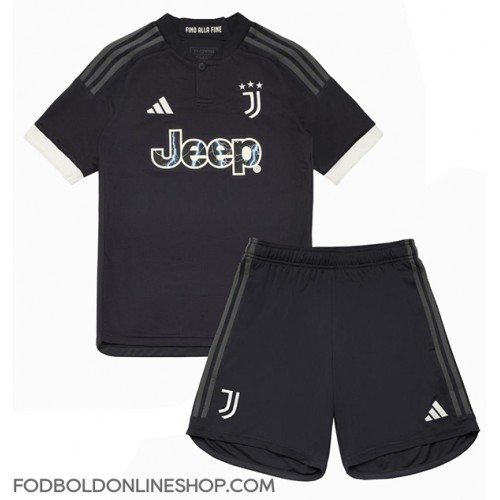 Juventus Tredje trøje Børn 2023-24 Kortærmet (+ Korte bukser)